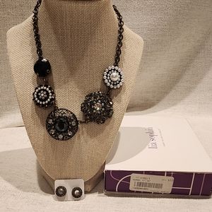 Lia Sophia "Curio" Necklace with Matching Earrings